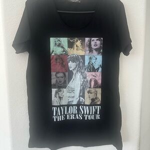 Taylor Swift The Eras Tour Black T-Shirt